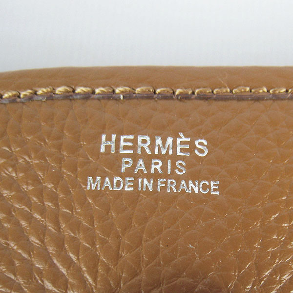 Hermes Evelyne Messenger Bag 6309 Light Coffee