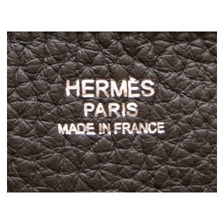 Hermes Evelyn PM Clemens Graphite Silver Hardware