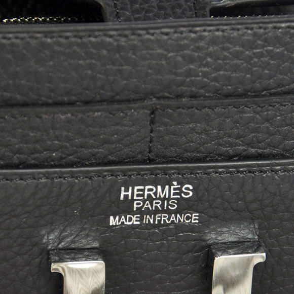 Hermes Constance Wallets Togo Leather A608 Black