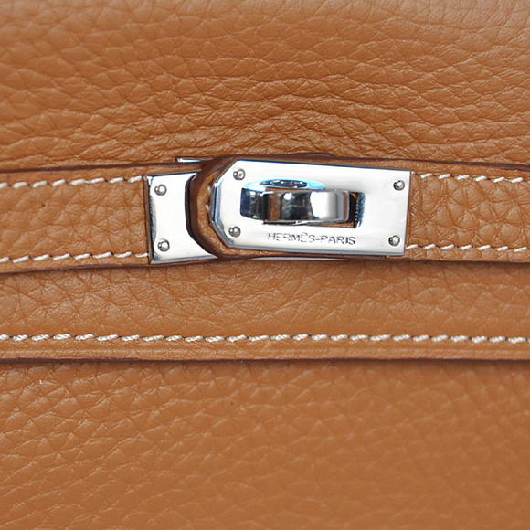 Hermes Kelly Wallet Togo Leather Bi-Fold Purse A708 Camel