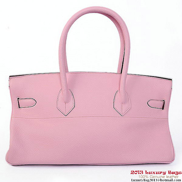 Hermes Birkin 42cm JPG Birkin Togo Leather Bag Pink Gold