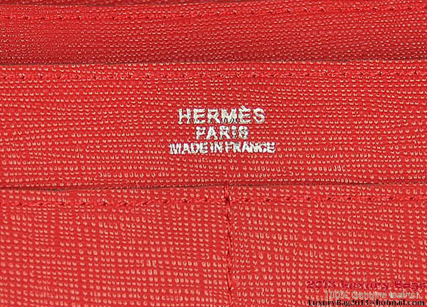 Hermes Dogon Wallet Travel Case H001 Red