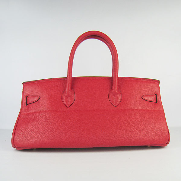Hermes Birkin 6109 Togo Leather Bag Red 42cm Gold