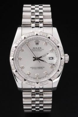 Rolex Datejust Diamond Bezel Stainless Steel Men Watch-RD2397