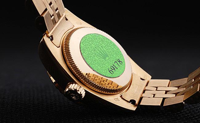 Rolex Datejust Golden&Black Stainless Steel Watch-RD3781