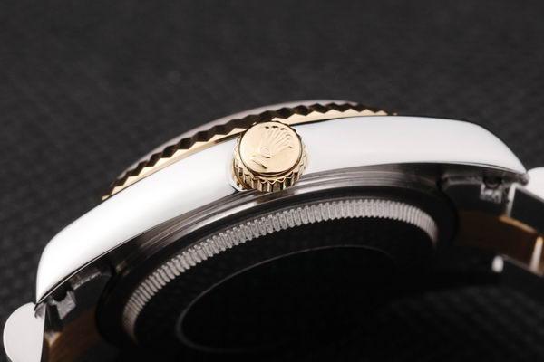 Rolex Datejust Golden&White Stainless Steel Watch-RD2407