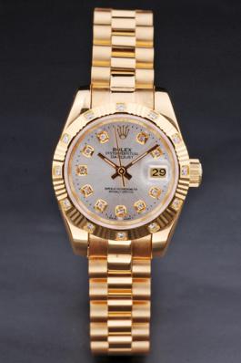 Rolex Datejust Golden Stainless Steel 25mm Watch-RD3783