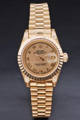 Rolex Datejust Golden Stainless Steel 25mm Watch-RD3785