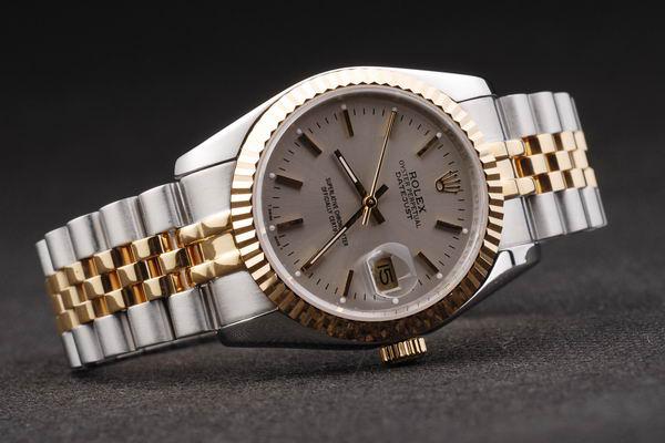 Rolex Datejust Golden Surface Round Cutwork Watch-RD2361 Rolex Datejust Golden Surface Round Cutwork Watch-RD2361