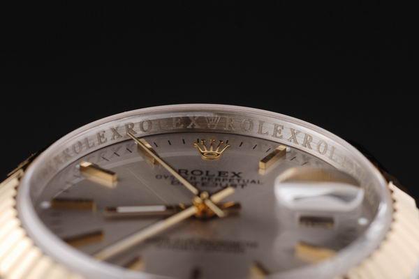 Rolex Datejust Golden Surface Round Cutwork Watch-RD2361 Rolex Datejust Golden Surface Round Cutwork Watch-RD2361