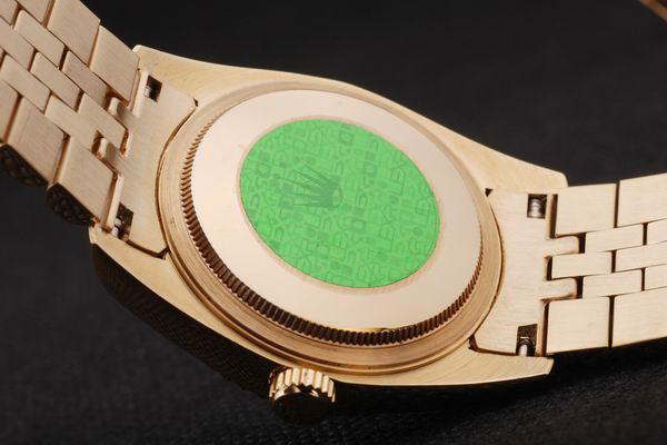 Rolex Datejust Mechanism Golden Bezel&White Surface Watch-RD2376