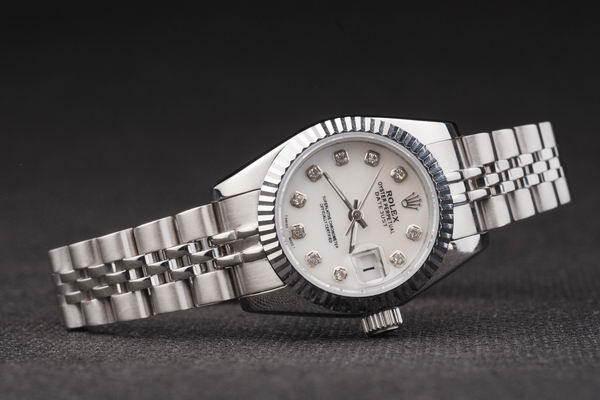 Rolex Datejust Mechanism Silver White Surface Watch-RD2455