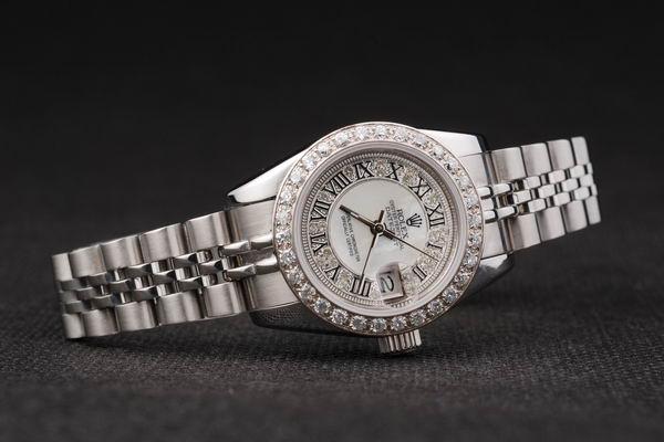 Rolex Datejust Mechanism Silver Diamond&White Surface-RD2434