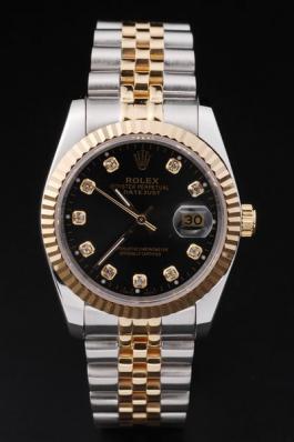 Rolex Datejust Stainless Steel Black Surface Watch-RD2378
