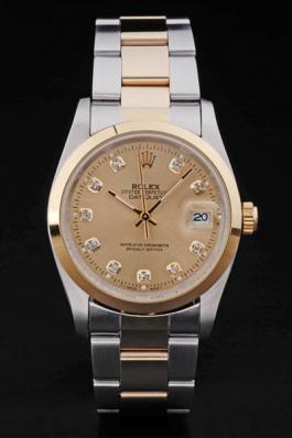 Rolex Datejust Stainless Steel Golden Watch-RD3872