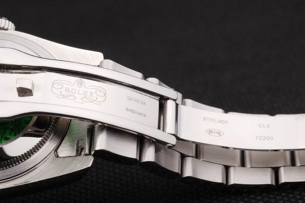 Rolex Datejust Swiss Mechanism Silver&Black Watch-RD2381