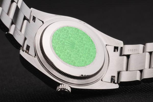 Rolex Datejust Swiss Mechanism Silver&Black Watch-RD2381
