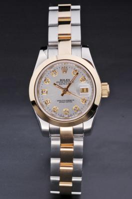Rolex Datejust White Golden Stainless Steel 25mm Watch-RD3787