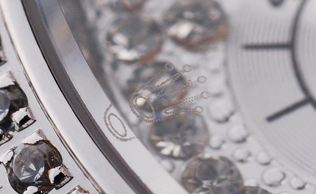Rolex Daytona Mechanism Silver Diamond 33mm Women Watch-RD3800