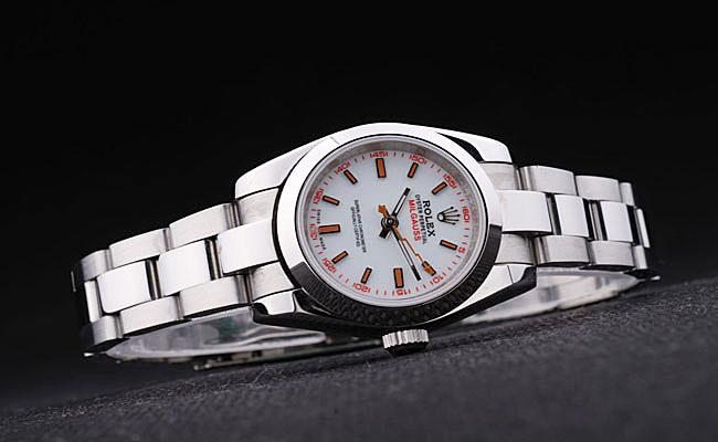 Rolex Milgauss White Stainless Steel 25mm Women Watch-RM3891