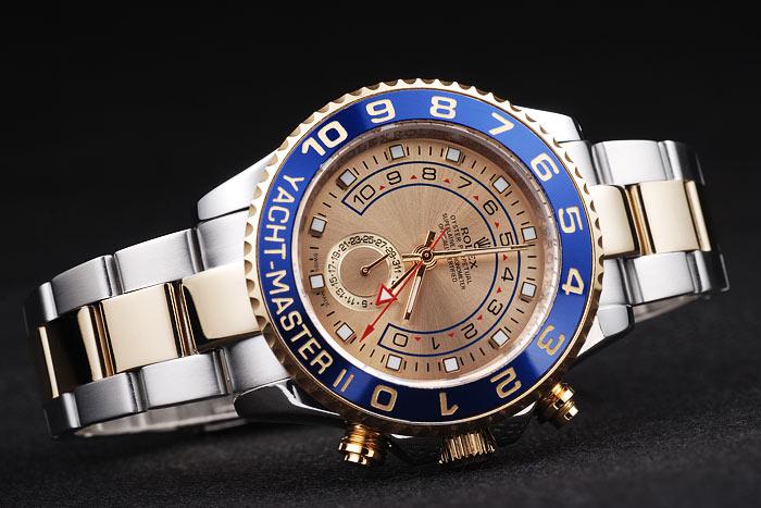 Rolex Yacht-Master II Blue&Golden Watch-RY3334