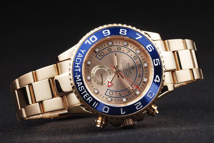 Rolex Yacht-Master II Blue&Golden Watch-RY3343