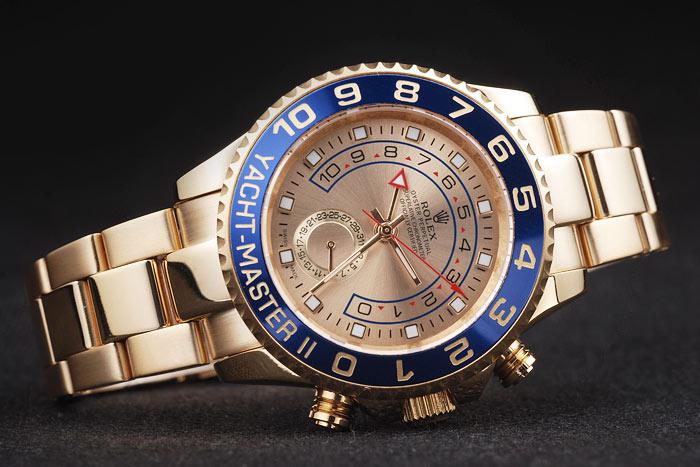 Rolex Yacht-Master II Blue Bezel&Golden Surface Watch-RY3339