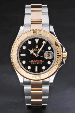 Rolex Yacht-Master II Golden Bezel&Black Surface Watch-RY3903