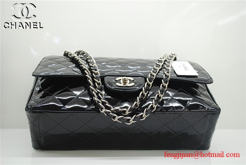 Chanel Classic Flap Bag 36070 Black with Silver chain