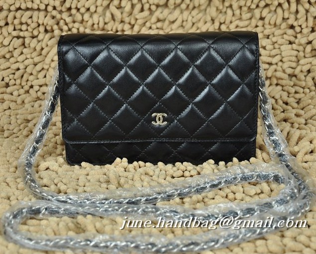 Chanel Chain Wallet 33814 Black