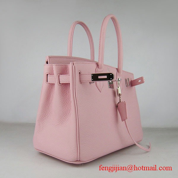 Hermes Birkin 30cm Togo Leather Bag Pink 6088