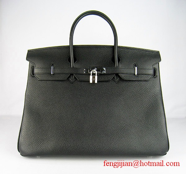 Hermes Birkin 40cm Togo Bag Black 6099