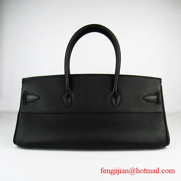 Hermes Birkin 42cm Togo Leather Bag 6109 Black gold padlock