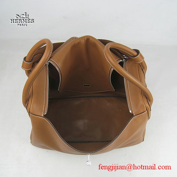 Hermes Women Shoulder Bag Light Coffee 6208