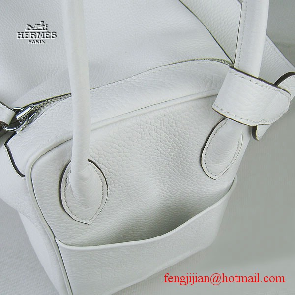 Hermes Women Shoulder Bag White 6208