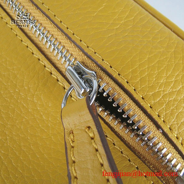 Hermes Women Shoulder Bag Yellow 6208