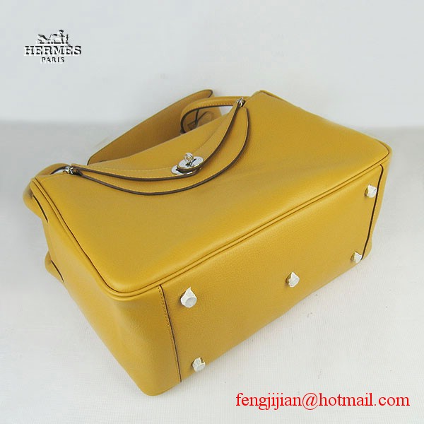 Hermes Women Shoulder Bag Yellow 6208
