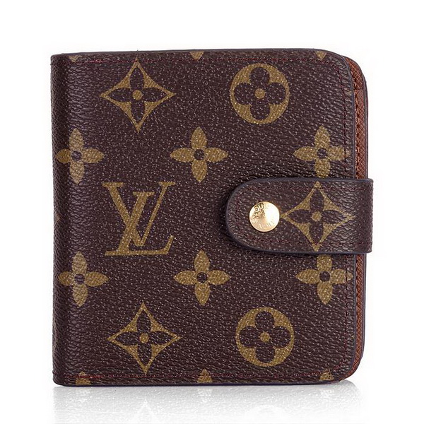 Louis Vuitton Monogram Canvas Compact Wallet N61667