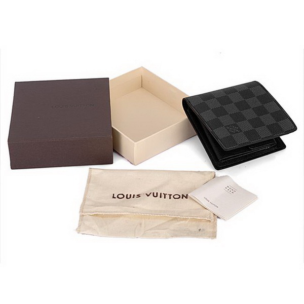 Louis Vuitton Damier Graphite Canvas Marco Wallet N62664
