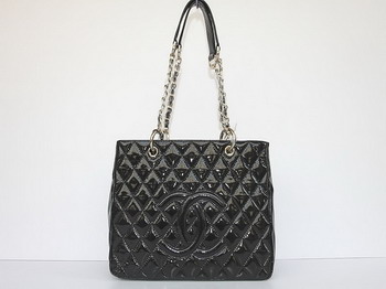Chanel Quilted CC Tote Bag 35626 Black