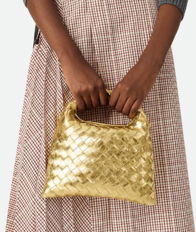 Bottega Veneta Mini Hop 777586 Gold