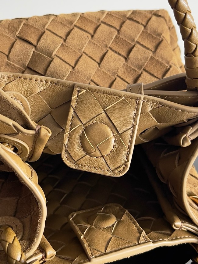 Bottega Veneta Suede Small Parachute 796569 brown