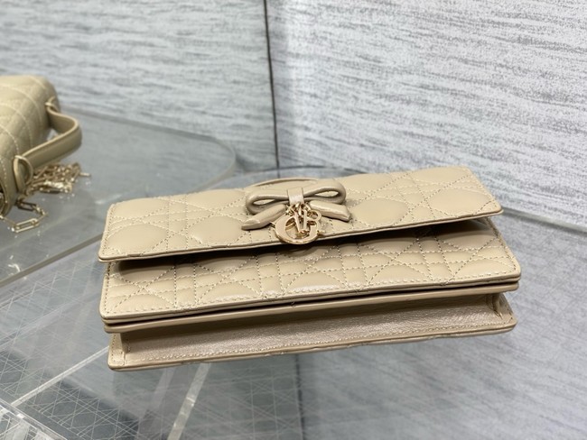 My Dior Mini Bag Cannage Lambskin S0984PU dark beige