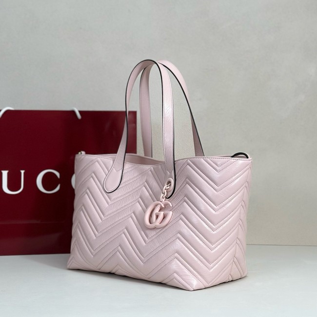 Gucci GG Marmont medium tote bag 855279 pink