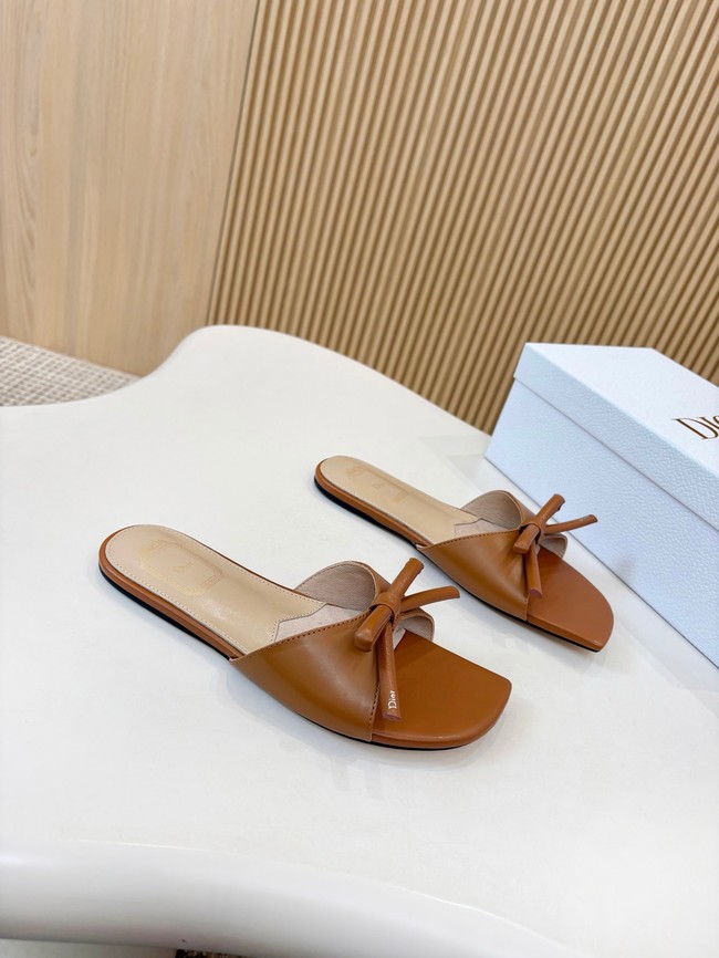 Dior Bow Slide Black Lambskin KCO583L-6