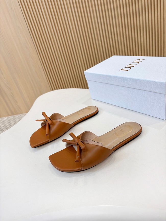 Dior Bow Slide Black Lambskin KCO583L-6